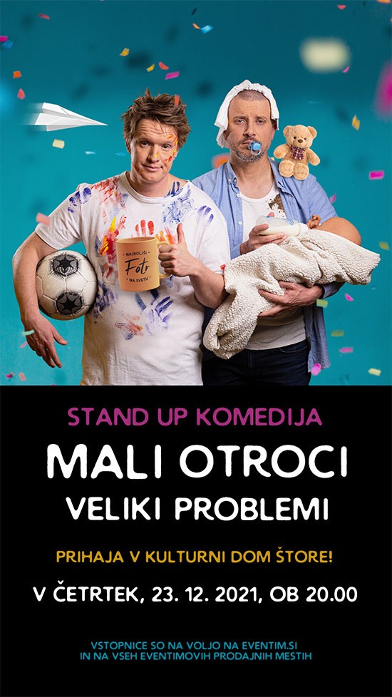 Stand up komedija Mali otroci veliki problemi